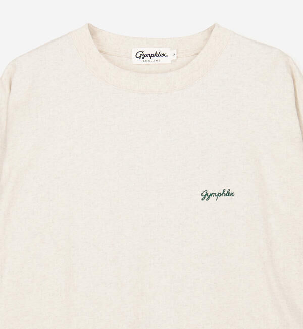 GYMPHLEX「Gymphlex | コットンジャージー クルーネック長袖Tシャツ MEN」|Tシャツ・カットソー|