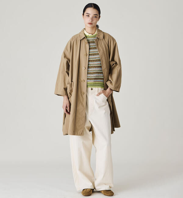  「COOHEM | マルチボーダー ニットベスト WOMEN」|ベスト・ジレ|