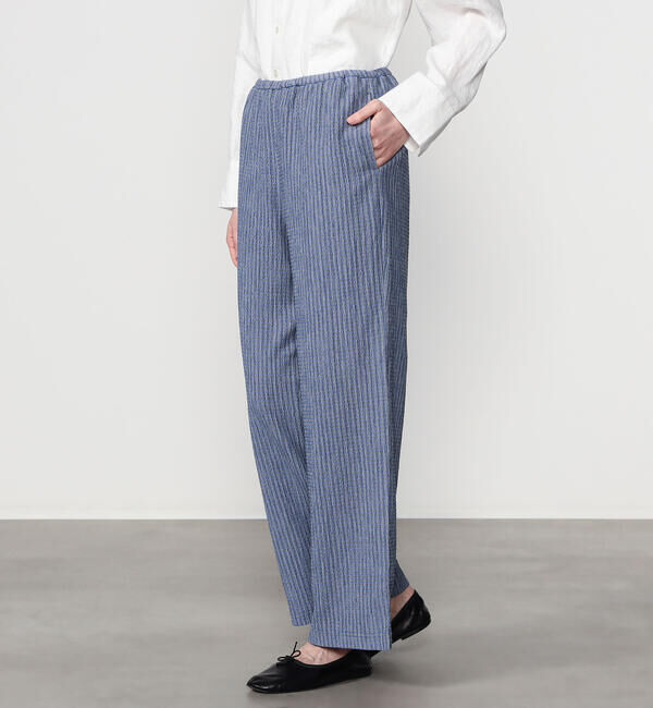  「BRACCAE | シャーリング イージーパンツ WOMEN」|チノ|