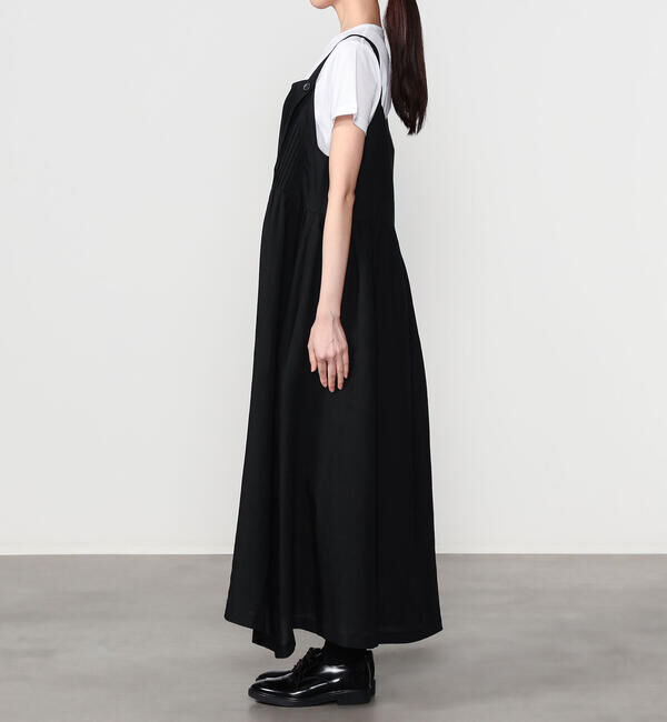  「eunoia | ピンタック ロングワンピース WOMEN」|ワンピース|