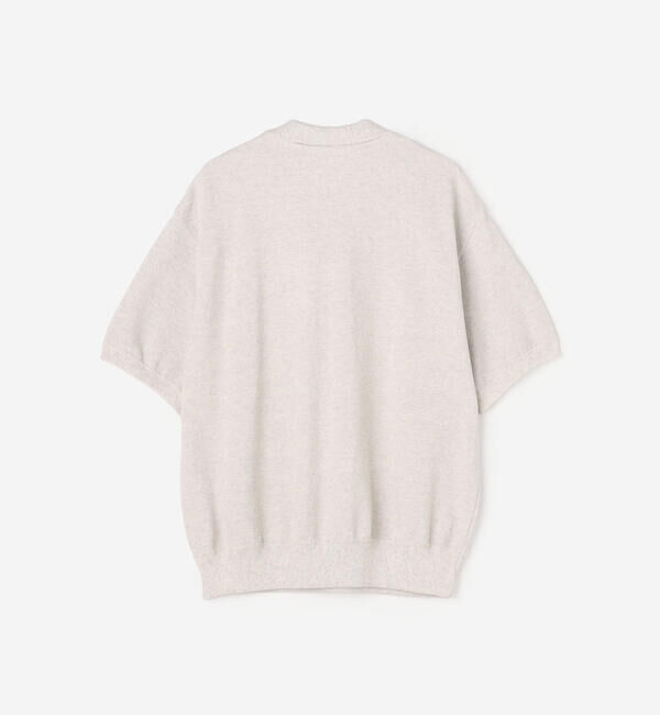  「crepuscule | 鹿の子 スキッパーポロシャツ MEN」|ニット・セーター|