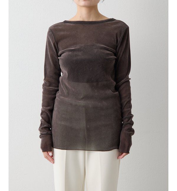  「フロッキーバックシャンカットソー」|Tシャツ・カットソー|