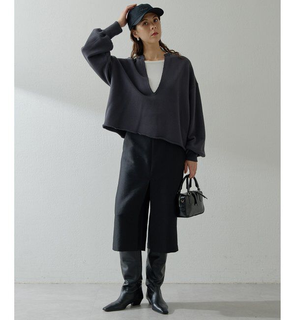  「スウェットVネックプルオーバー２」|Tシャツ・カットソー|