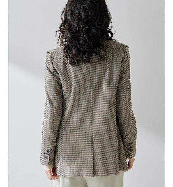  「ガンクラブチェックダブルジャケット」|テーラードジャケット|