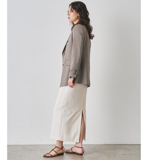  「ガンクラブチェックダブルジャケット」|テーラードジャケット|