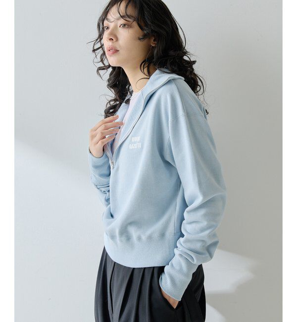  「ハーフジップロゴ裏毛プルオーバー」|Tシャツ・カットソー|