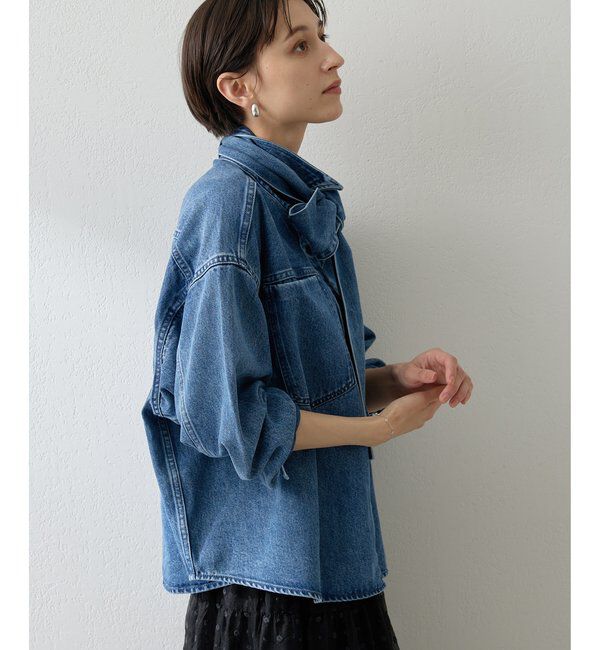  「デニムボウタイシャツ」|シャツ・ブラウス|