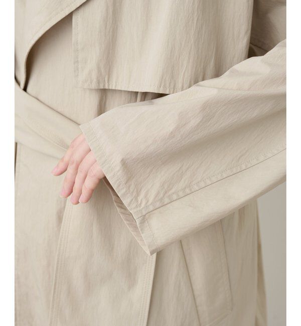  「ロングトレンチコート」|トレンチコート|