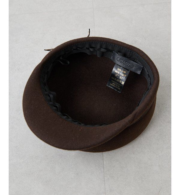  「【CATARZI】WOOLキャスケット」|ハット|