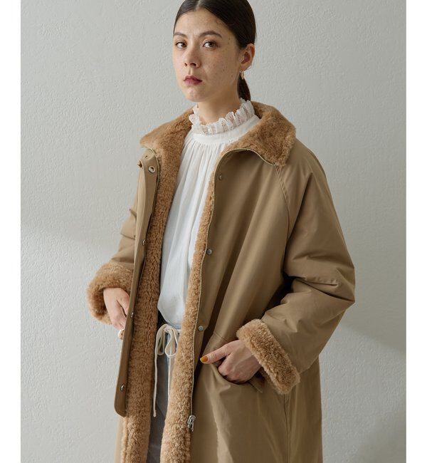  「リバーシブルボアコート」|その他|
