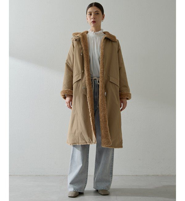  「リバーシブルボアコート」|その他|