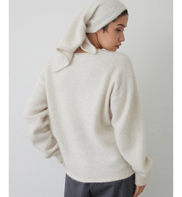 THE PAUSE「【THE PAUSE】ファーニットスカーフSET プルオーバー」|ニット・セーター|