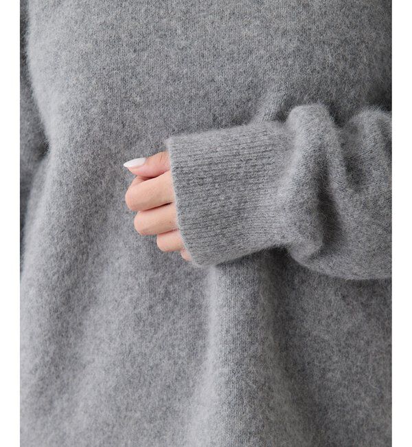 THE PAUSE「【THE PAUSE】ファーニットスカーフSET プルオーバー」|ニット・セーター|