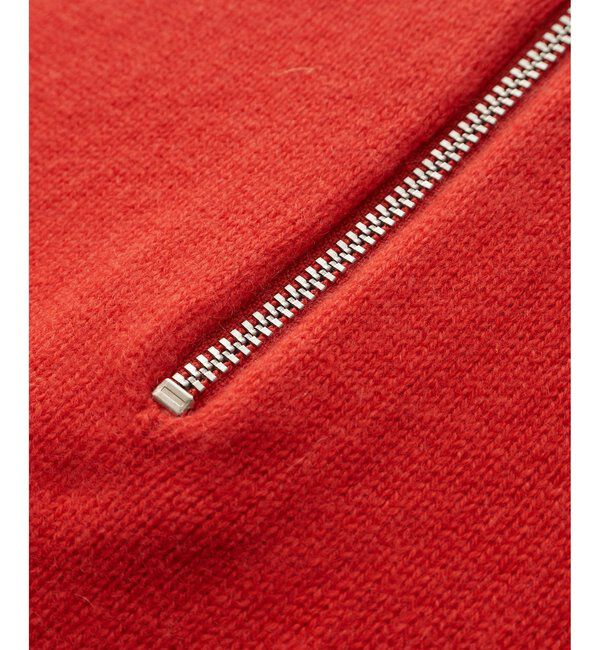  「ウールカシミヤZIPニットプルオーバー」|ニット・セーター|