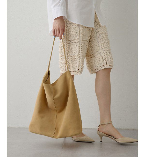 Hoaw.「【Hoaw.】ショルダーバッグ」|トートバッグ|キャメル