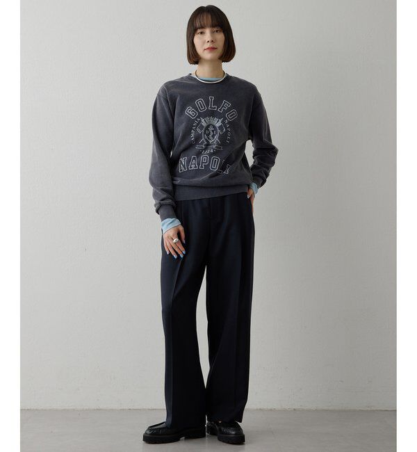  「ハイウエストタックパンツ」|チノ|