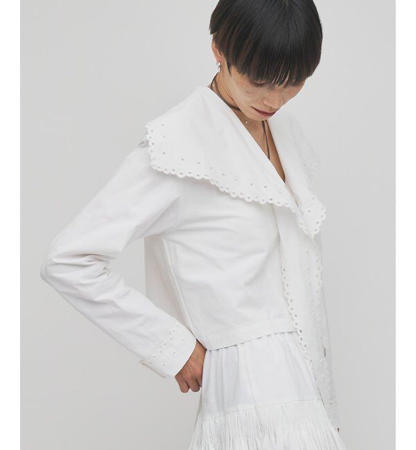 GEMINI「【GEMINI】スカラップブラウス」|シャツ・ブラウス|