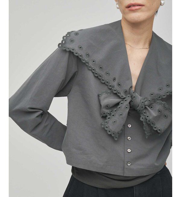 GEMINI「【GEMINI】スカラップブラウス」|シャツ・ブラウス|