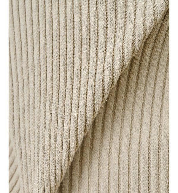  「RAW SILKレースアッププルオーバー」|ニット・セーター|