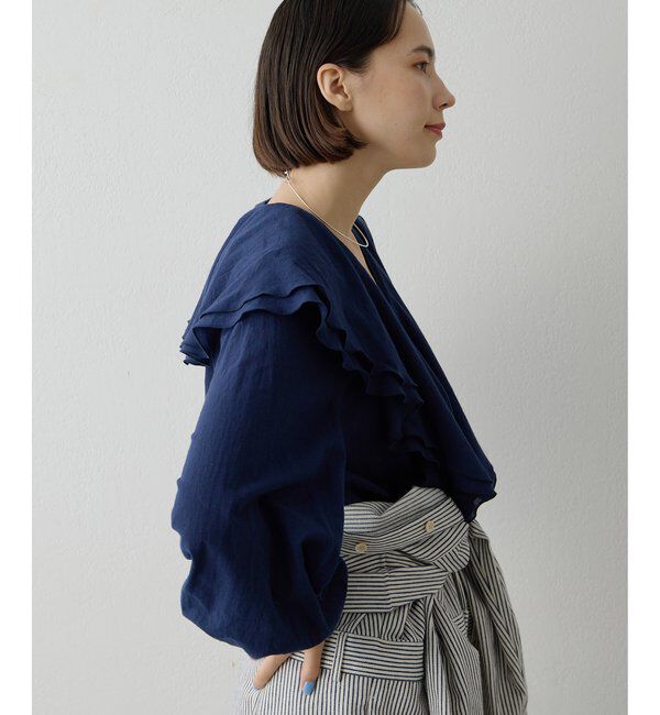  「ローンフリルブラウス」|シャツ・ブラウス|