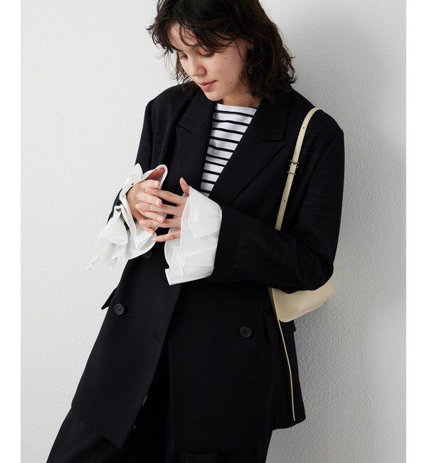 THE PAUSE「【THE PAUSE】フレアカフスボーダープルオーバー」|Tシャツ・カットソー|