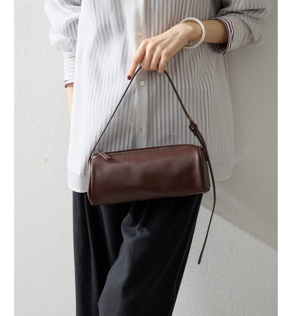 THE PAUSE「【THE PAUSE】フェイクレザーミニショルダー」|トートバッグ|ブラウン