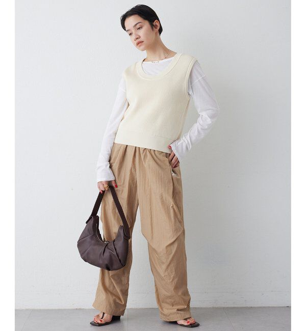 THE PAUSE「【THE PAUSE】両畦ノースリーブニット」|ニット・セーター|
