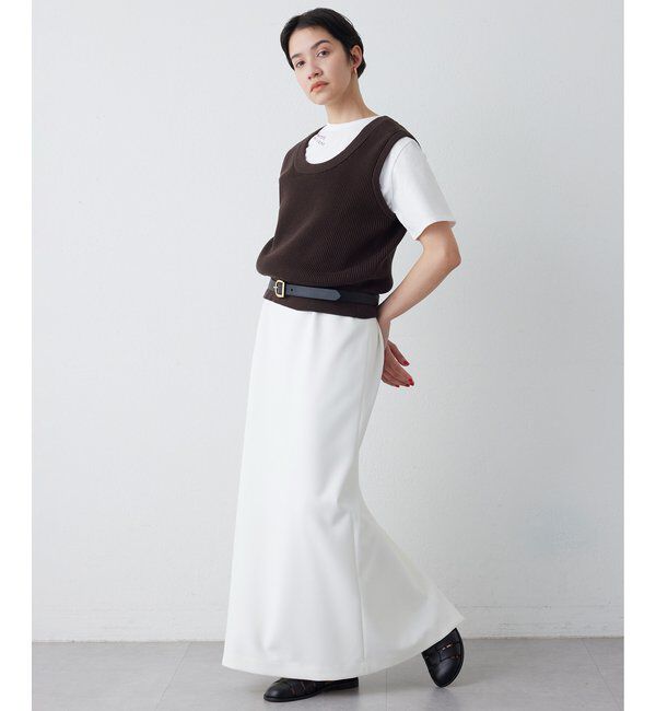 THE PAUSE「【THE PAUSE】両畦ノースリーブニット」|ニット・セーター|