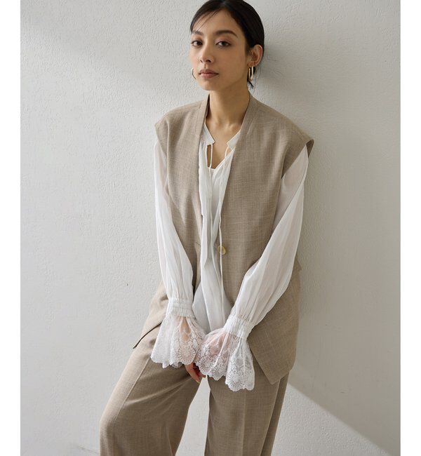  「リネンライクジレ」|ベスト・ジレ|