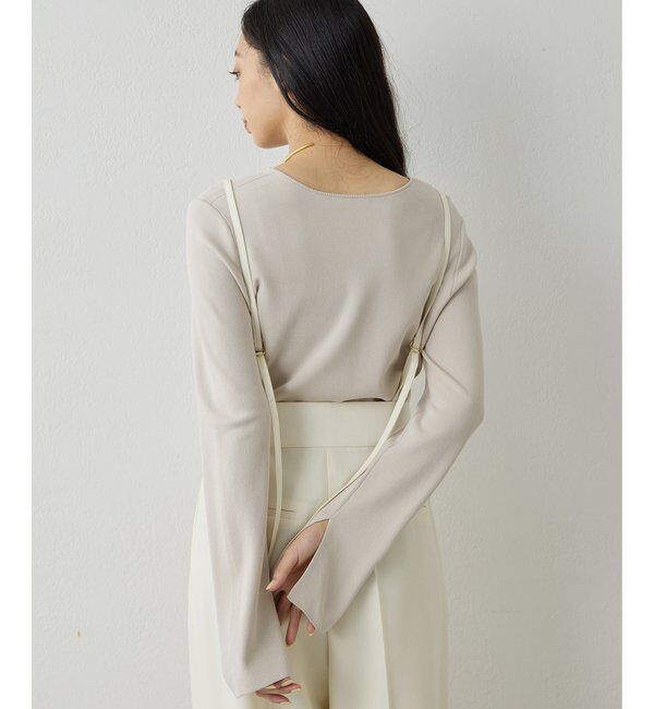  「2wayスムースプルオーバー」|ニット・セーター|