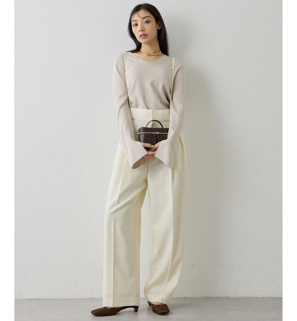  「2wayスムースプルオーバー」|ニット・セーター|