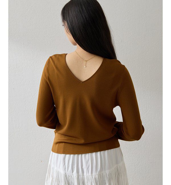  「2wayスムースプルオーバー」|ニット・セーター|