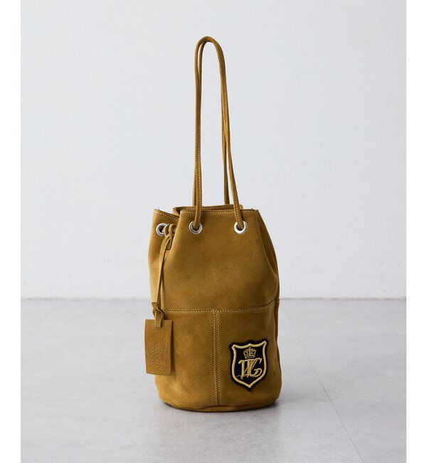  「【MARCO MASI】スエードワッペン巾着」|トートバッグ|