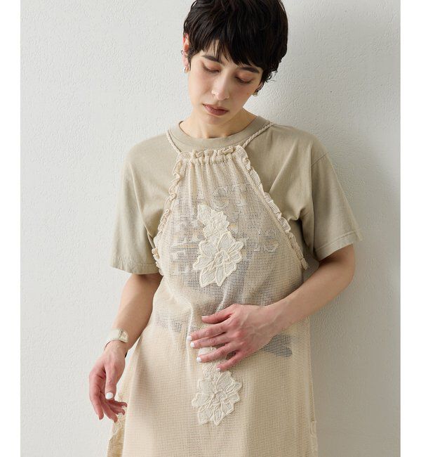  「メッシュレースワンピース」|ワンピース|エクリュ