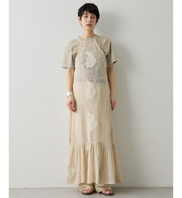  「メッシュレースワンピース」|ワンピース|