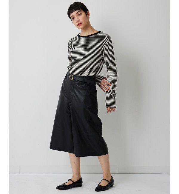  「レザーハーフパンツ」|チノ|