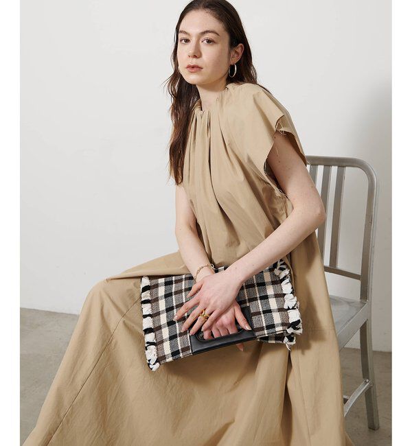  「ギャザータイプライターワンピース」|ワンピース|