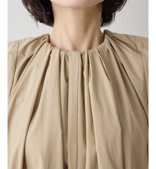  「ギャザータイプライターワンピース」|ワンピース|