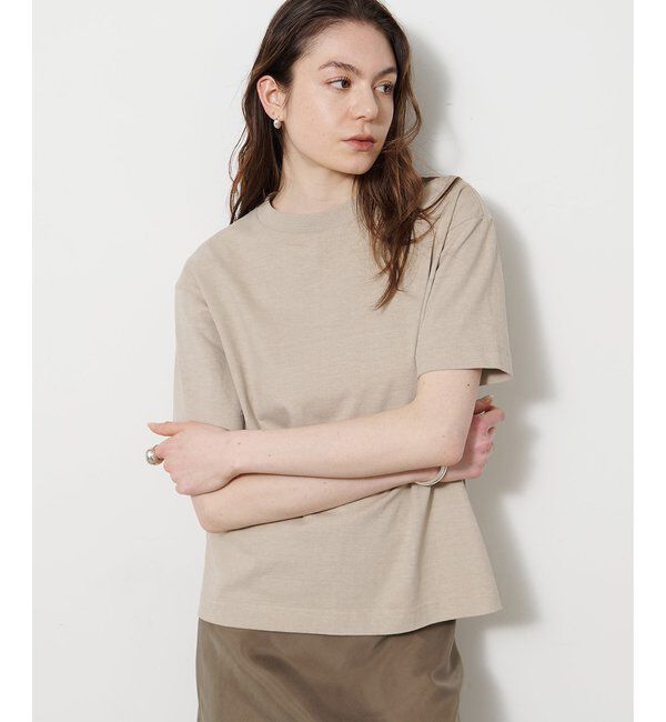  「ヴィンテージ天竺Tシャツ」|Tシャツ・カットソー|グレージュ