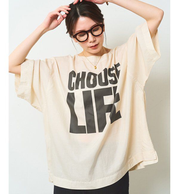  「【KATHARINE HAMNETT】別注Tブラウス」|シャツ・ブラウス|ベージュ