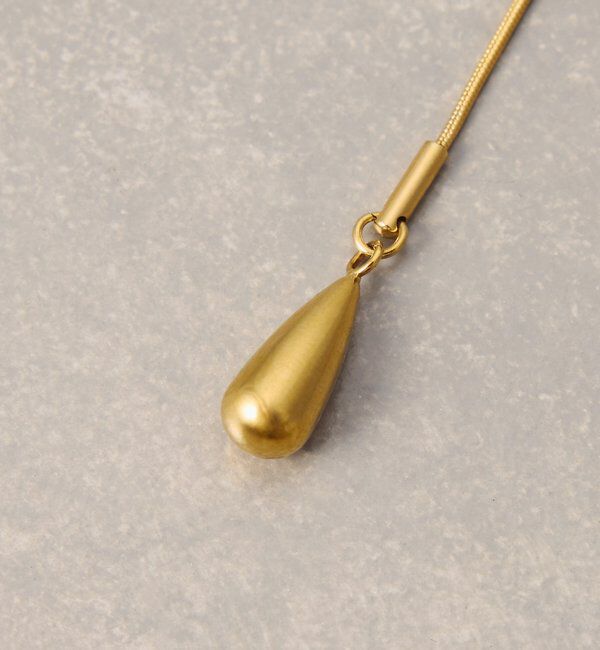  「【PAPILLONNER/パピヨネ】ステンレスドロップネックレス」|リング|