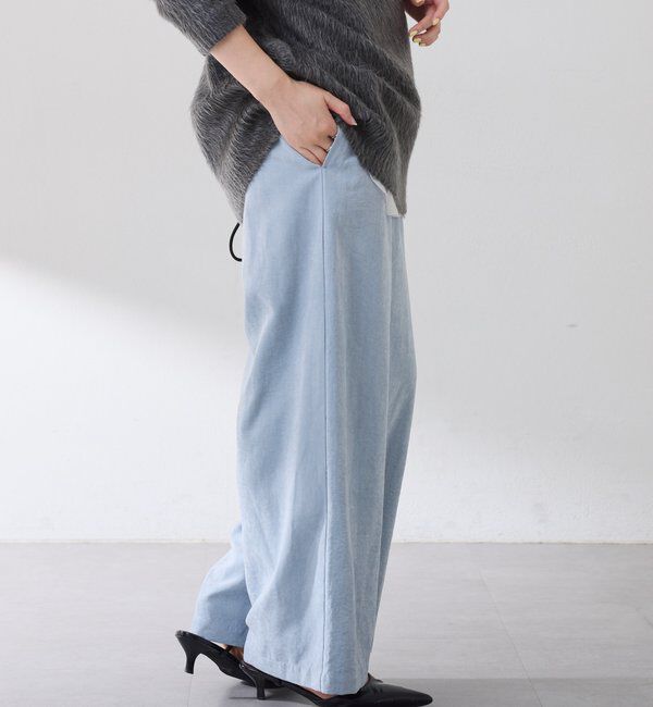  「【ウエスト調整可】ピーチイージーパンツ」|チノ|