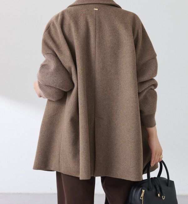  「ニットスリーブダブルコート」|その他|