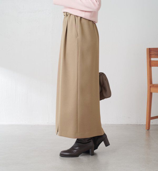  「ウールライクベルテッドスカート」|スカート|
