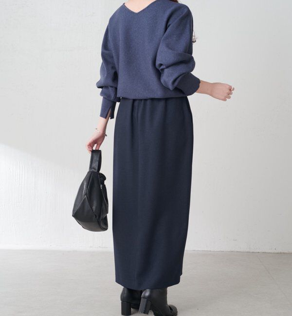  「ウールライクベルテッドスカート」|スカート|