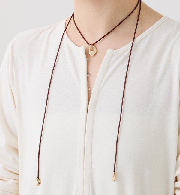  「【PAPILLONNER/パピヨネ】コード2WAYネックレス」|リング|