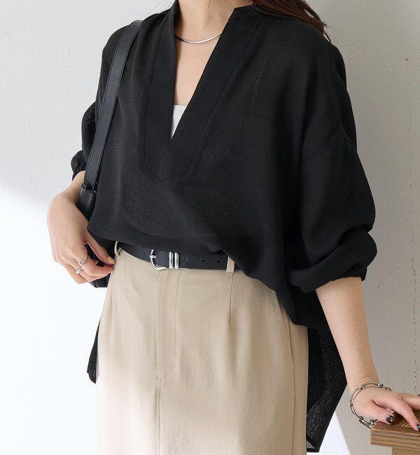  「ヴィンテージメッシュブラウス」|シャツ・ブラウス|