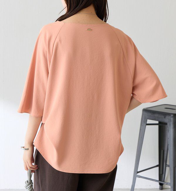  「《体型カバーに◎》ジャージスクエアブラウス」|シャツ・ブラウス|