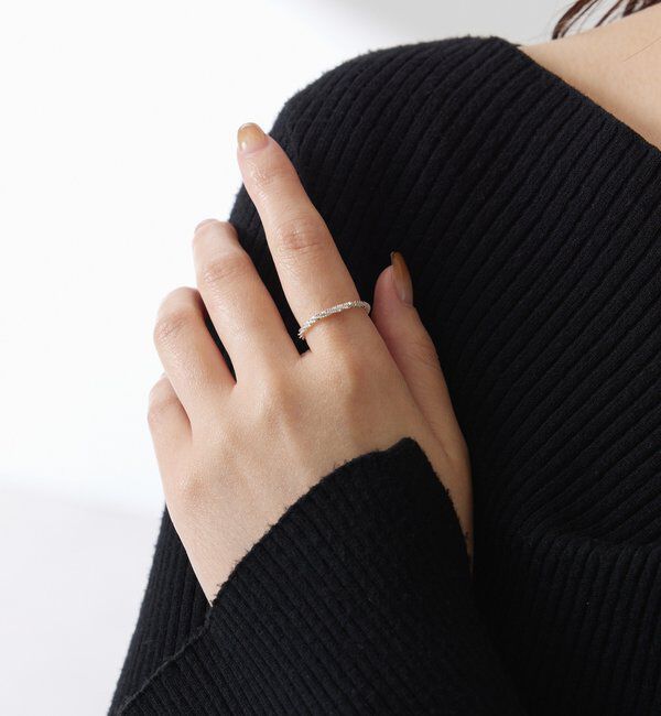  「【Sivelle./シヴェル】Silver925 チェーンリング」|リング|