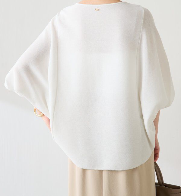  「ジップ変形ドルマンニット」|ニット・セーター|